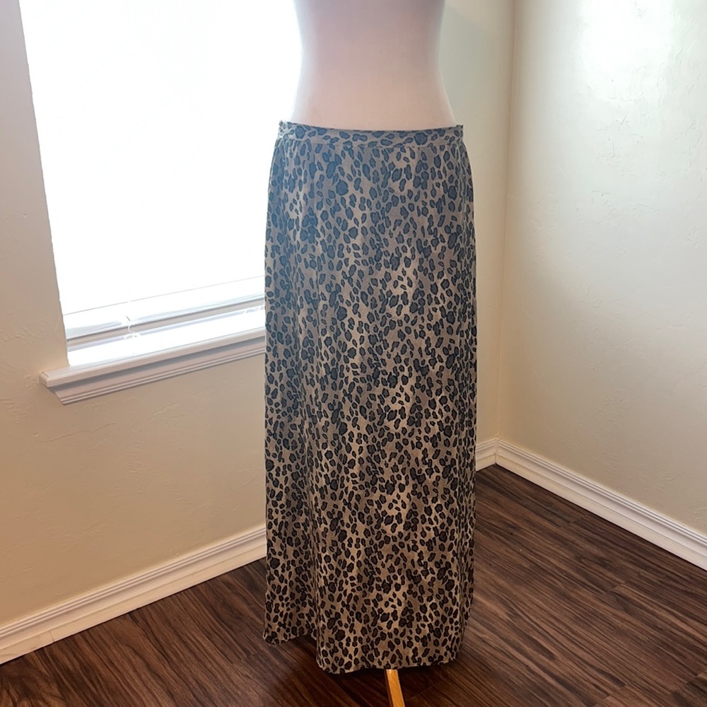 Leopard Print Skirt